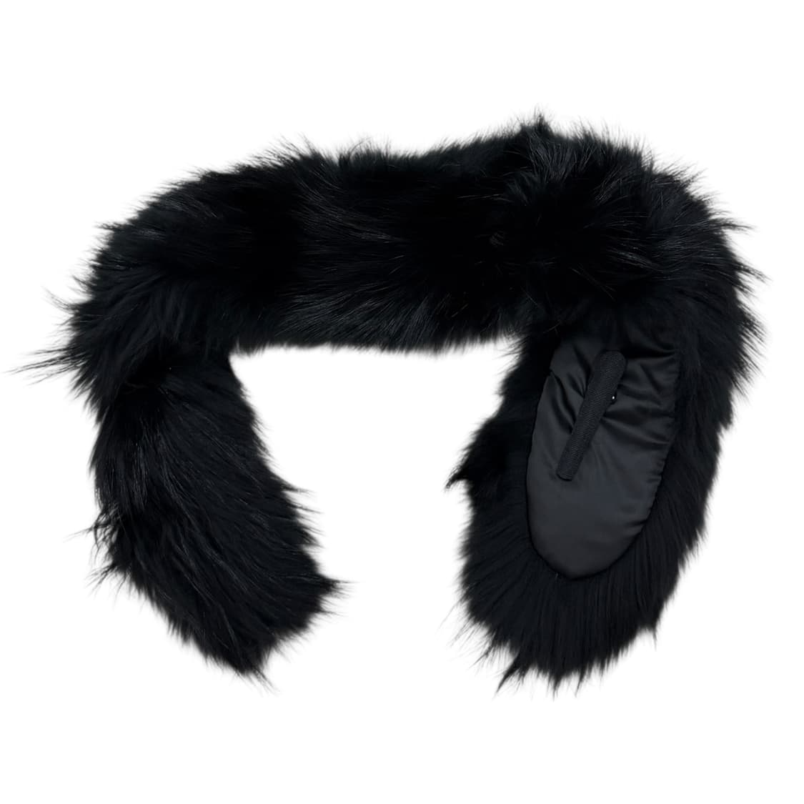 마가린핑거스 퍼 머플러 목도리 블랙 상품이미지2