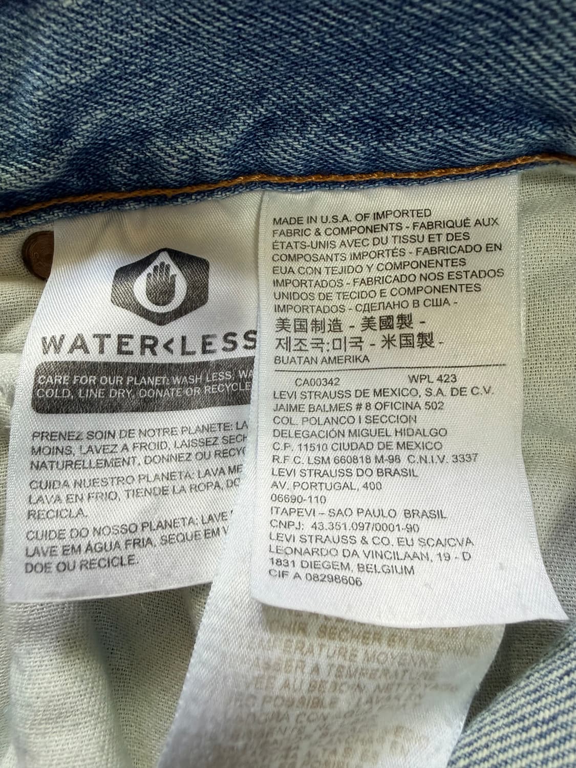 오리지널 메이드 인 USA 빈티지 501® S 스키니 데님 상품이미지7