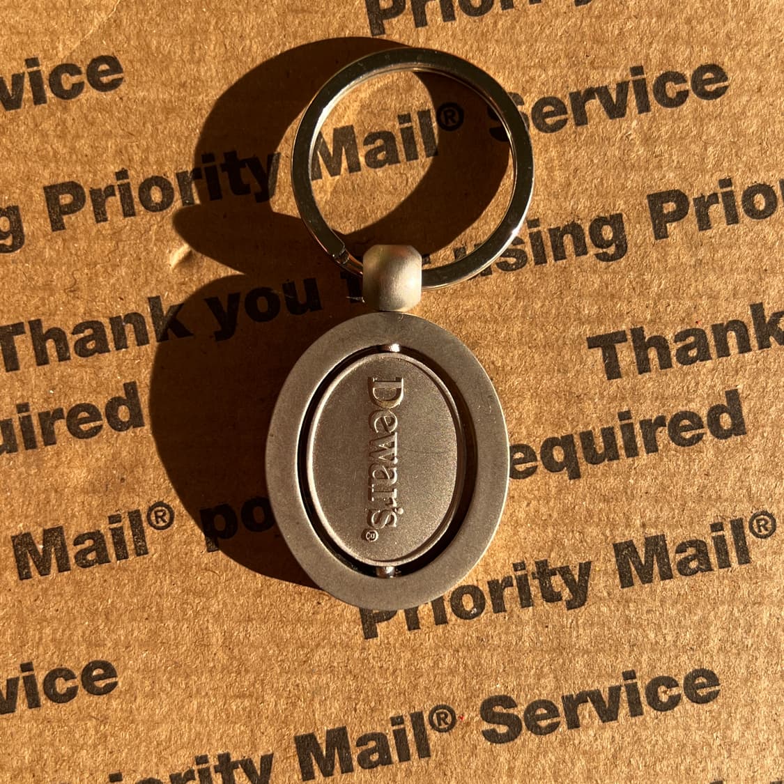 90s vtg Dewar’s Metal Keyring 상품이미지2