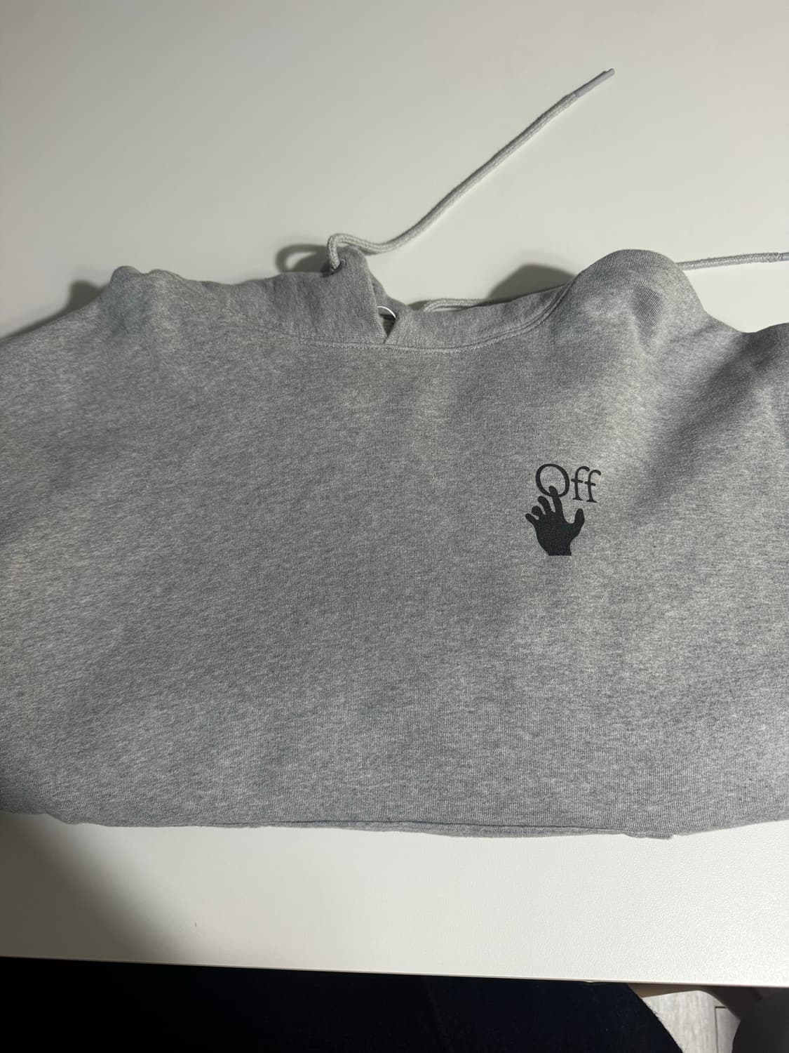 오프화이트 오버핏 후드티/XL 상품이미지1