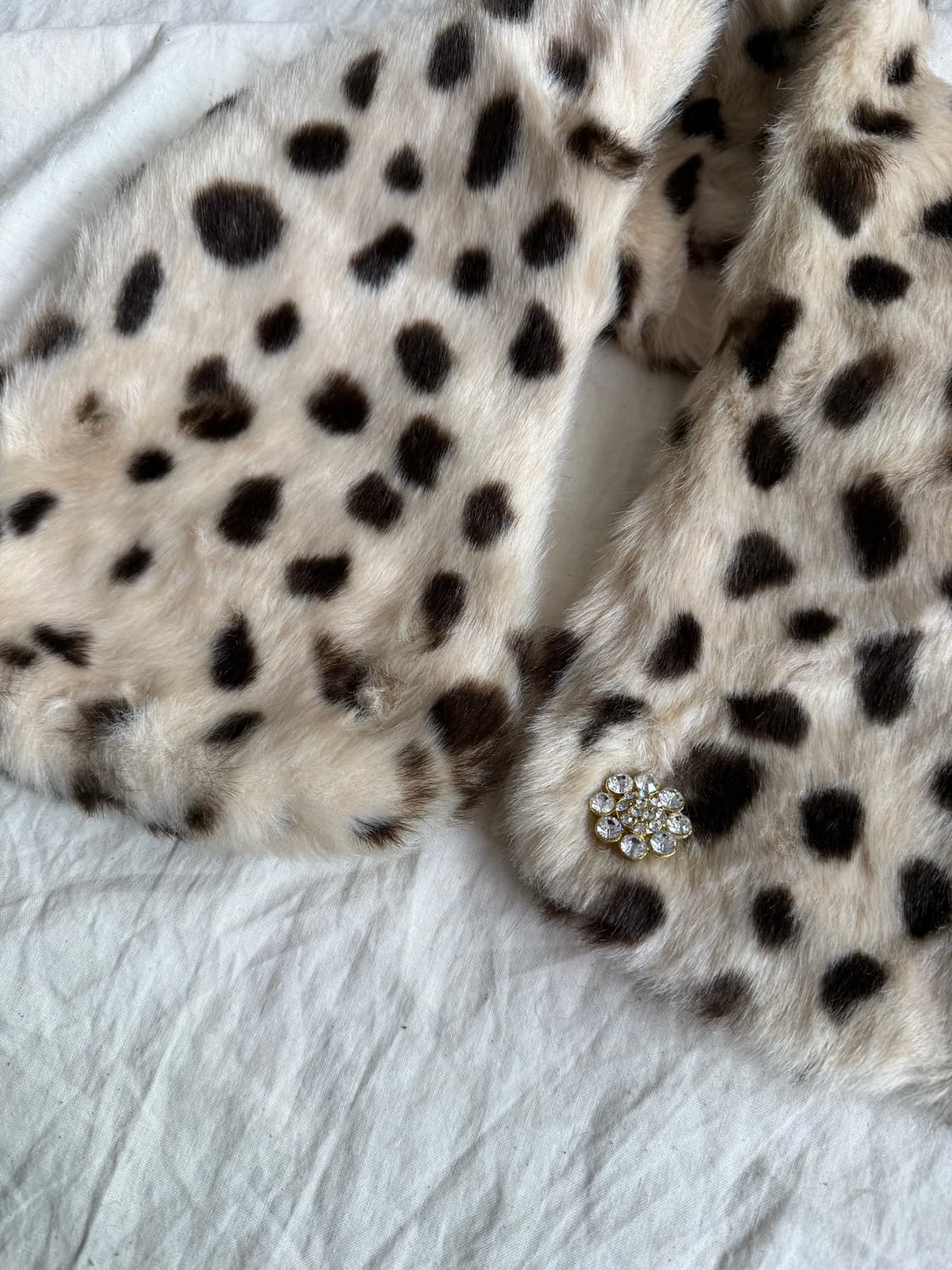 라떼갸루 호피 퍼 카라  상품이미지5