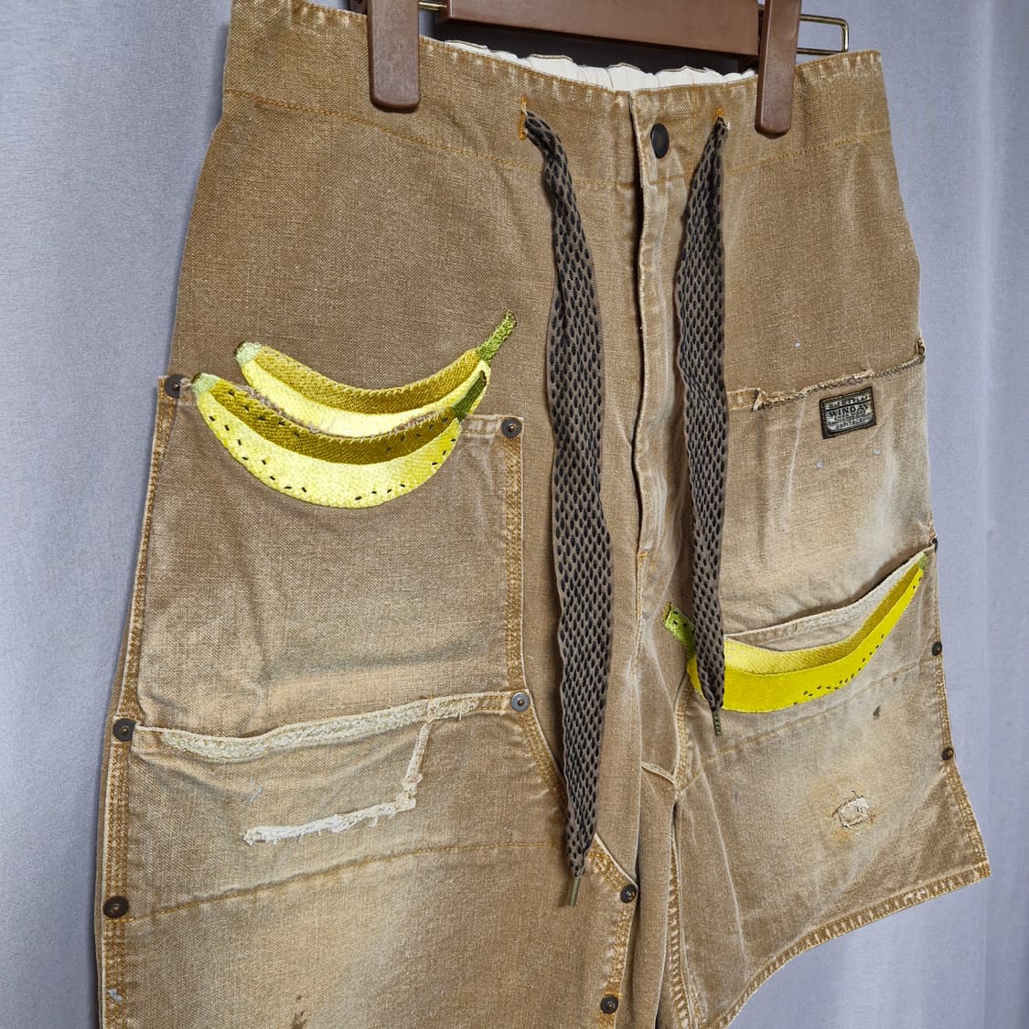 캐피탈 캔버스 쇼츠 바나나 패치 상품이미지5