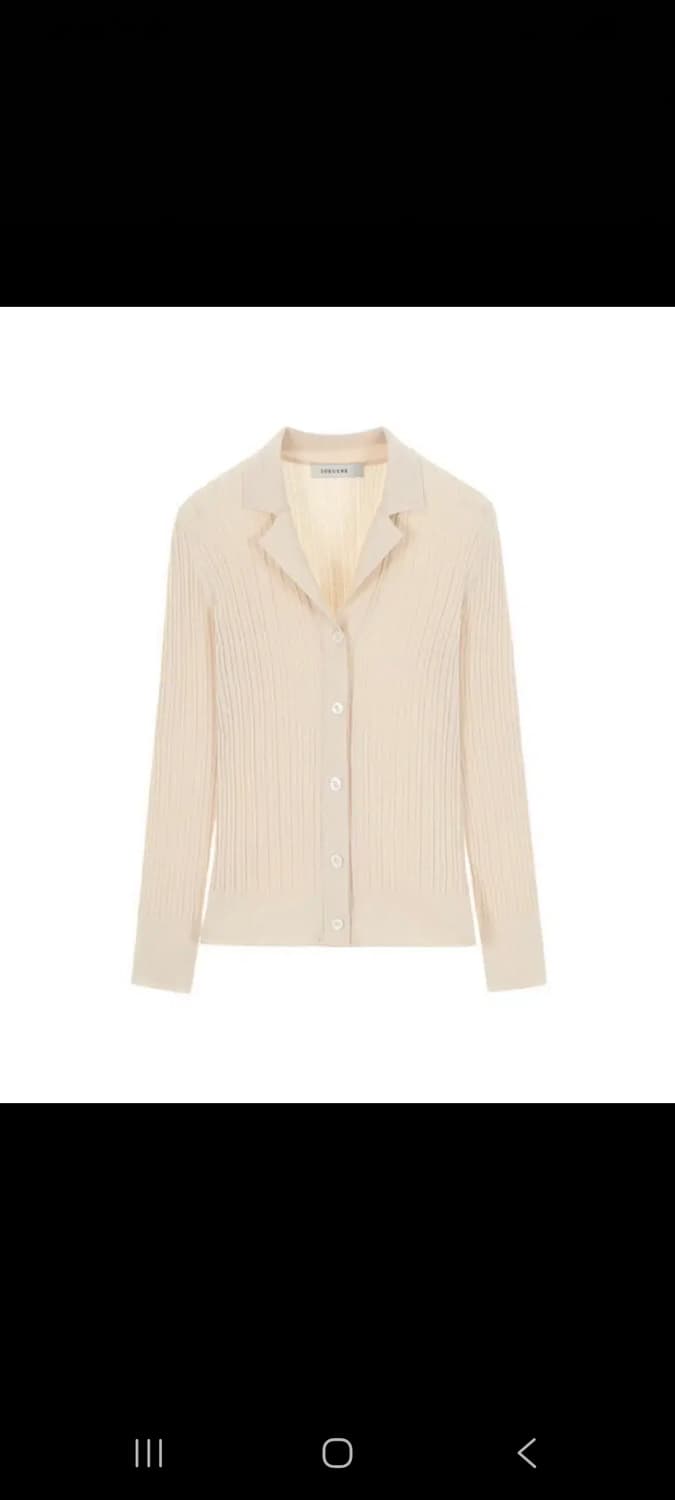 루에브르 카라 니트가디건 (봄) 상품이미지2