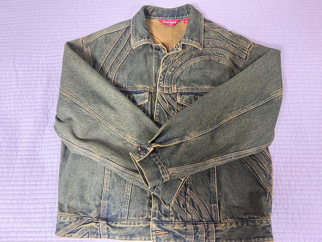 Supreme s logo denim setup dirty green 상품이미지4