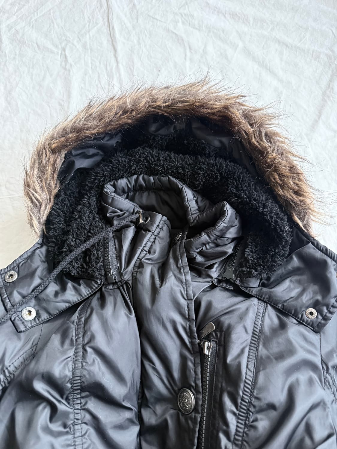 블랙 펑크 펑투케 고딕 갸루 락시크 패딩 자켓  상품이미지8