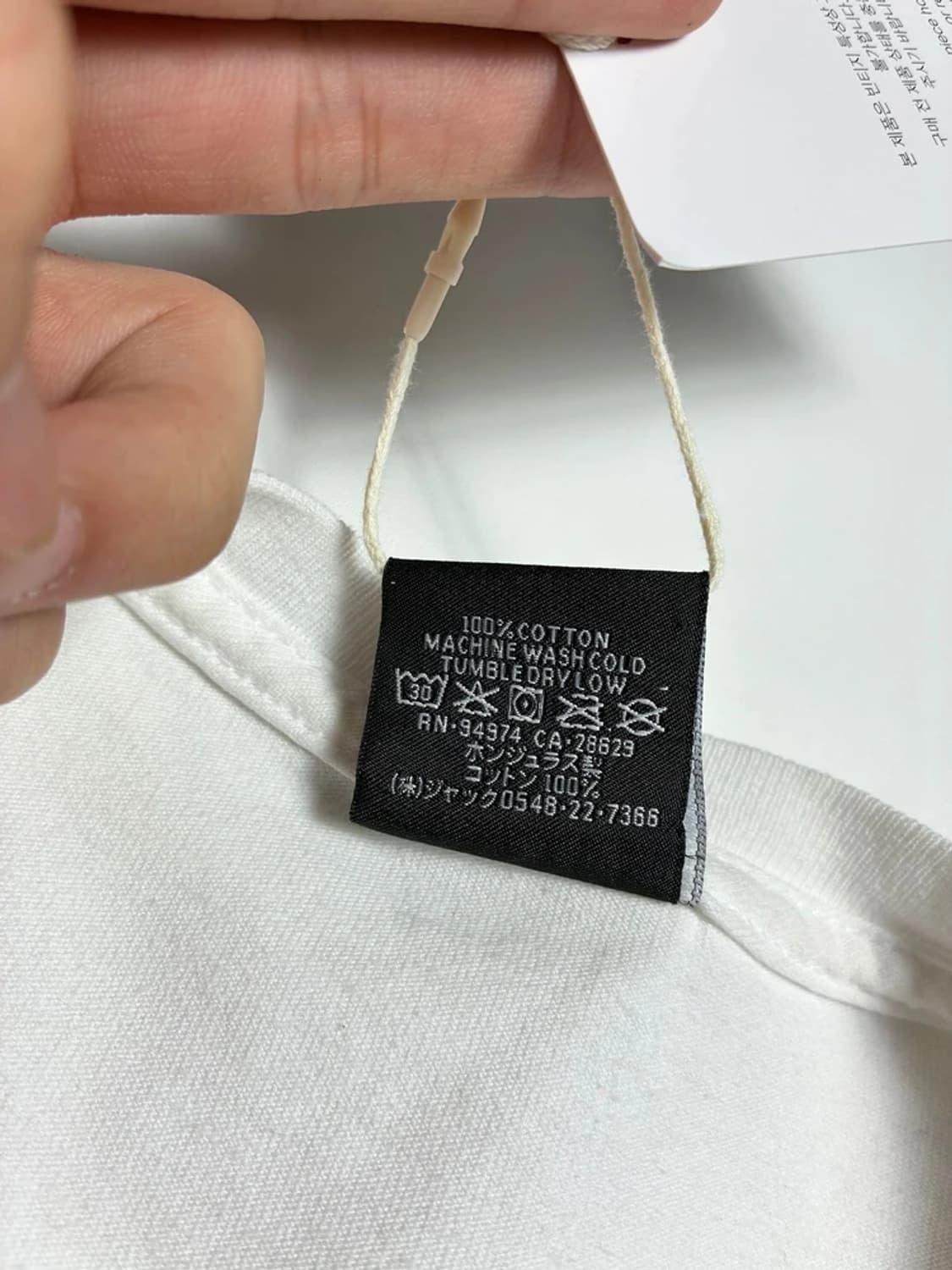 스투시 베이직 로고 코튼 반팔 티셔츠 R1034 상품이미지8