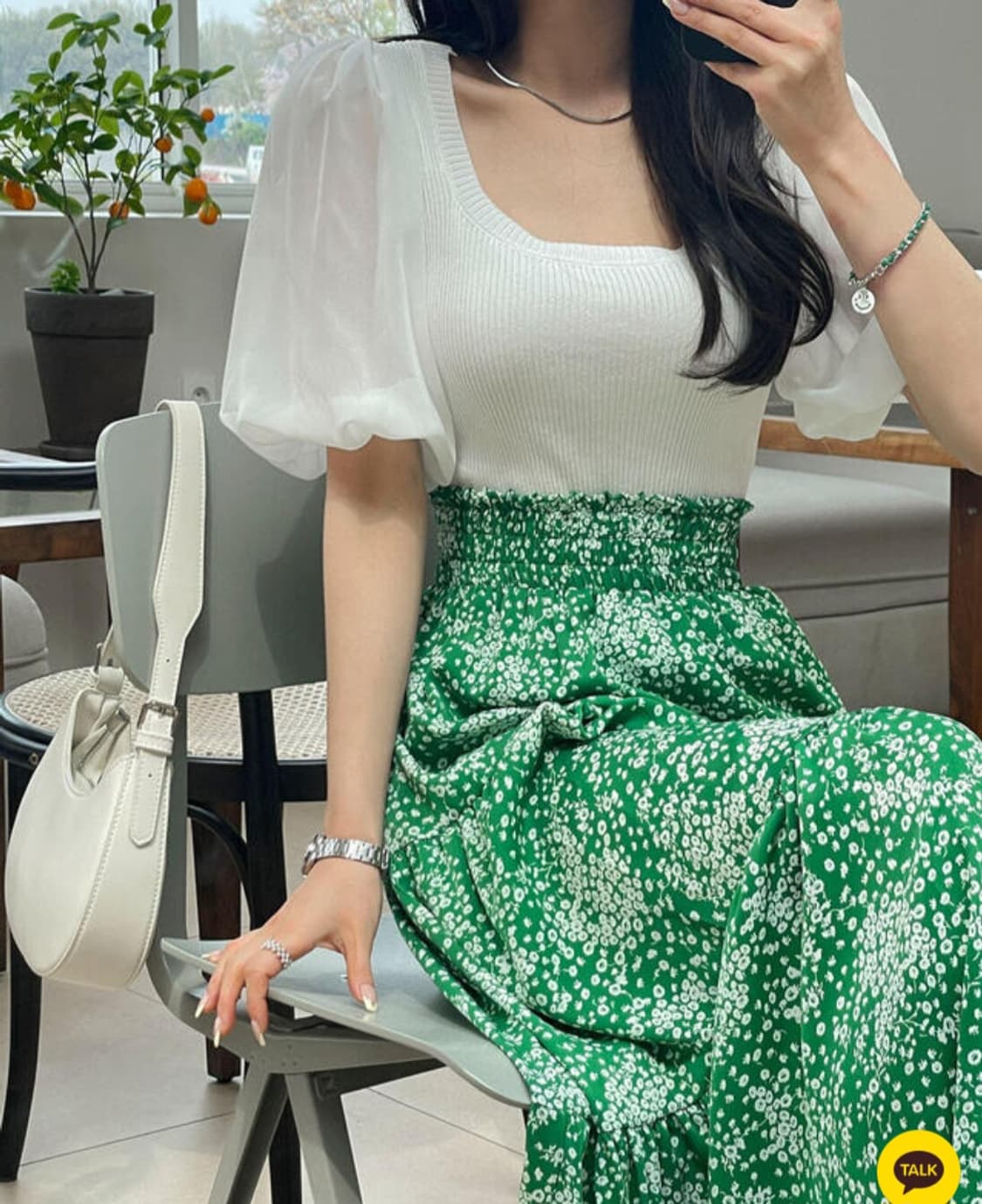 브페스 니트 반팔티셔츠 상품이미지5