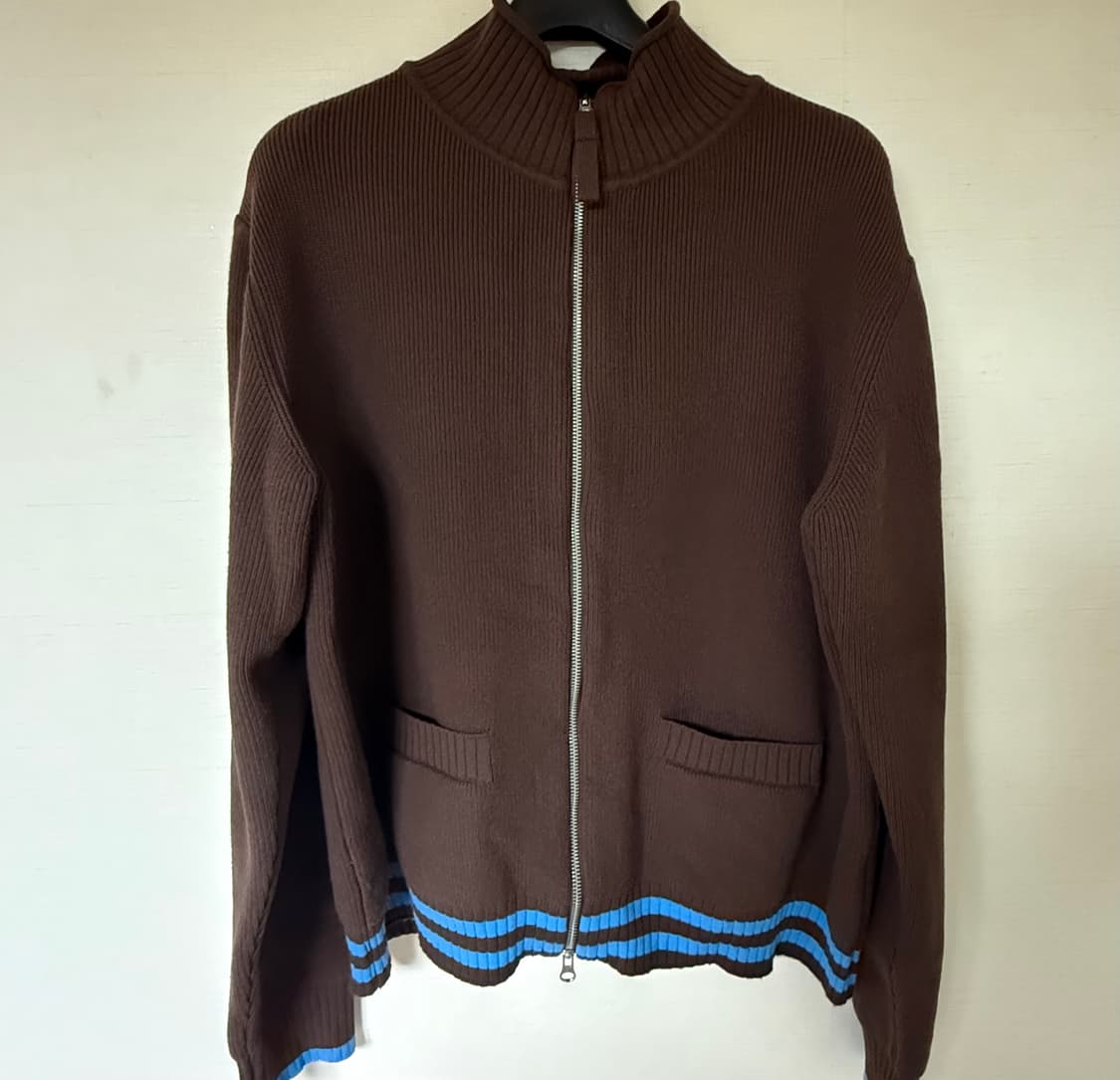 마뗑킴 스펠 포인트 스트라이프 가디건 L사이즈 상품이미지2