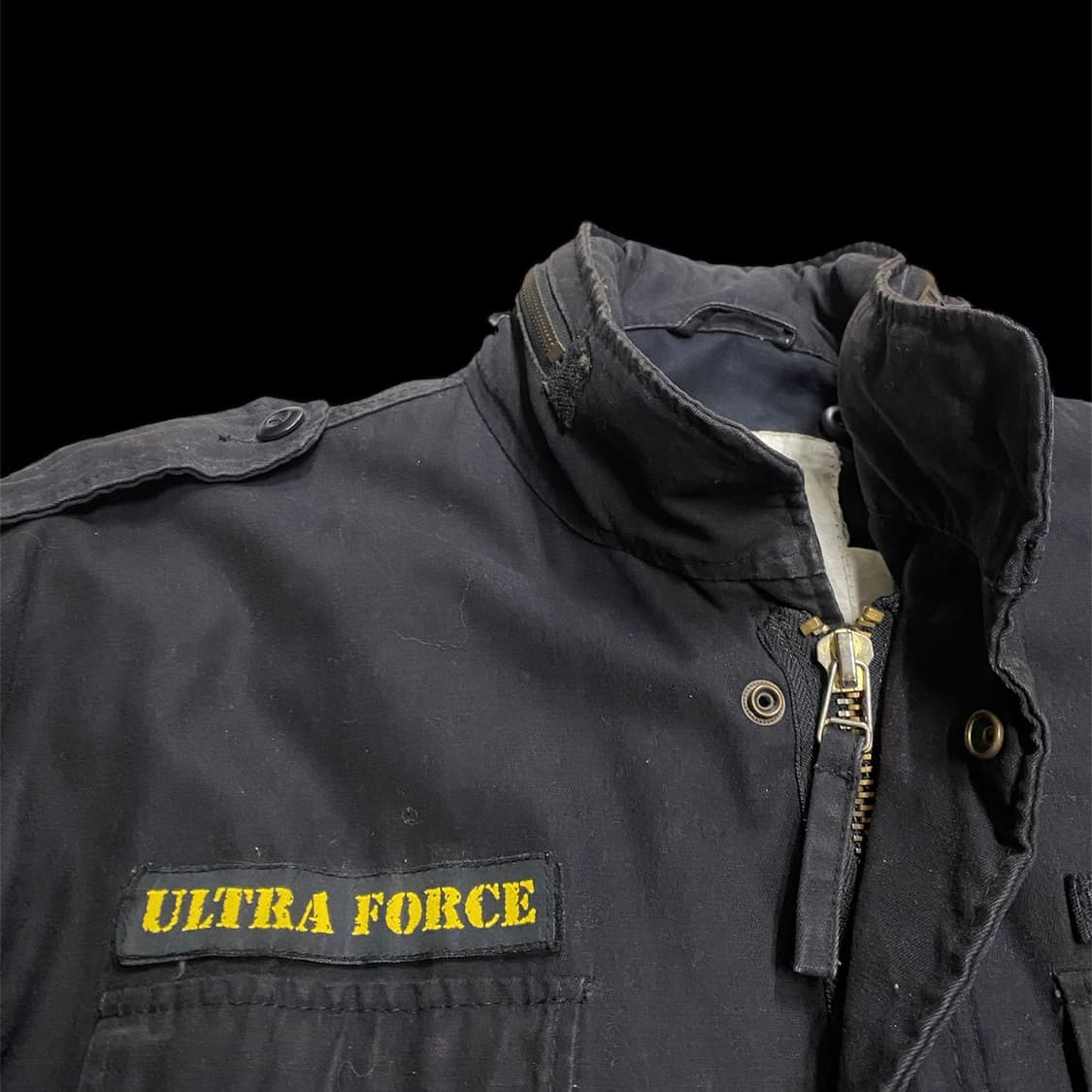 빈티지재팬 남자 블랙 야상자켓 2XL V32 상품이미지4