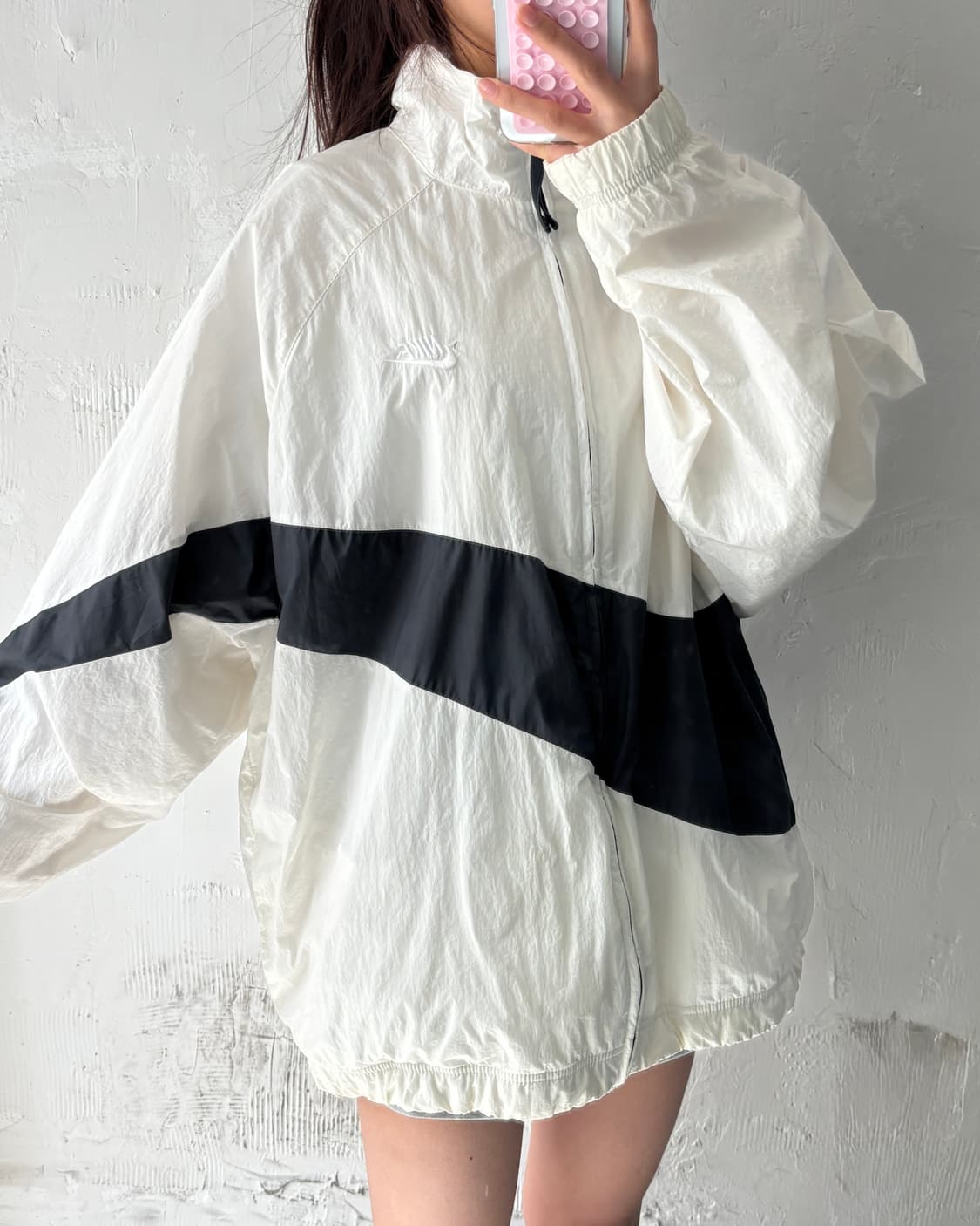 Nike 나이키 화이트컬러 빅스우시 바람막이 자켓 상품이미지9