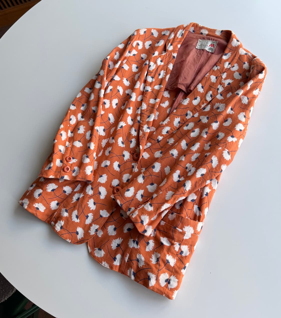 빈티지 봄/여름 자켓 (레이온 100%) 상품이미지2