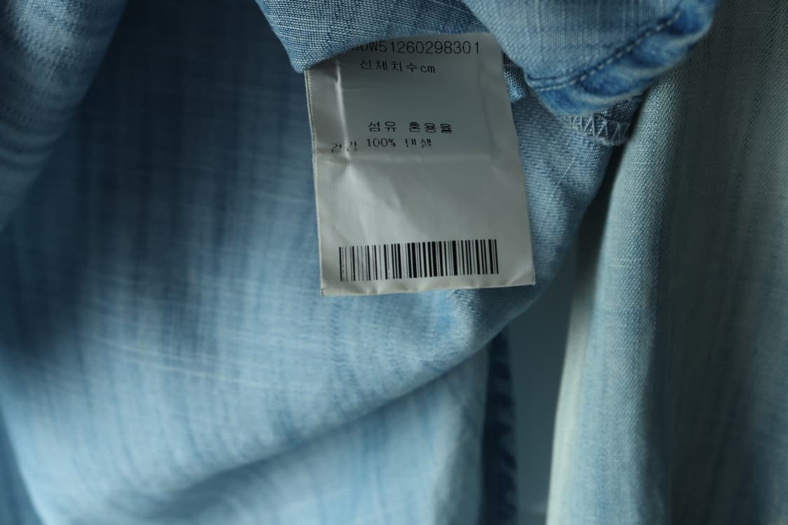 W(S-L) 벨라달 셔츠 남방 연청 워싱 고가-H32718 상품이미지8