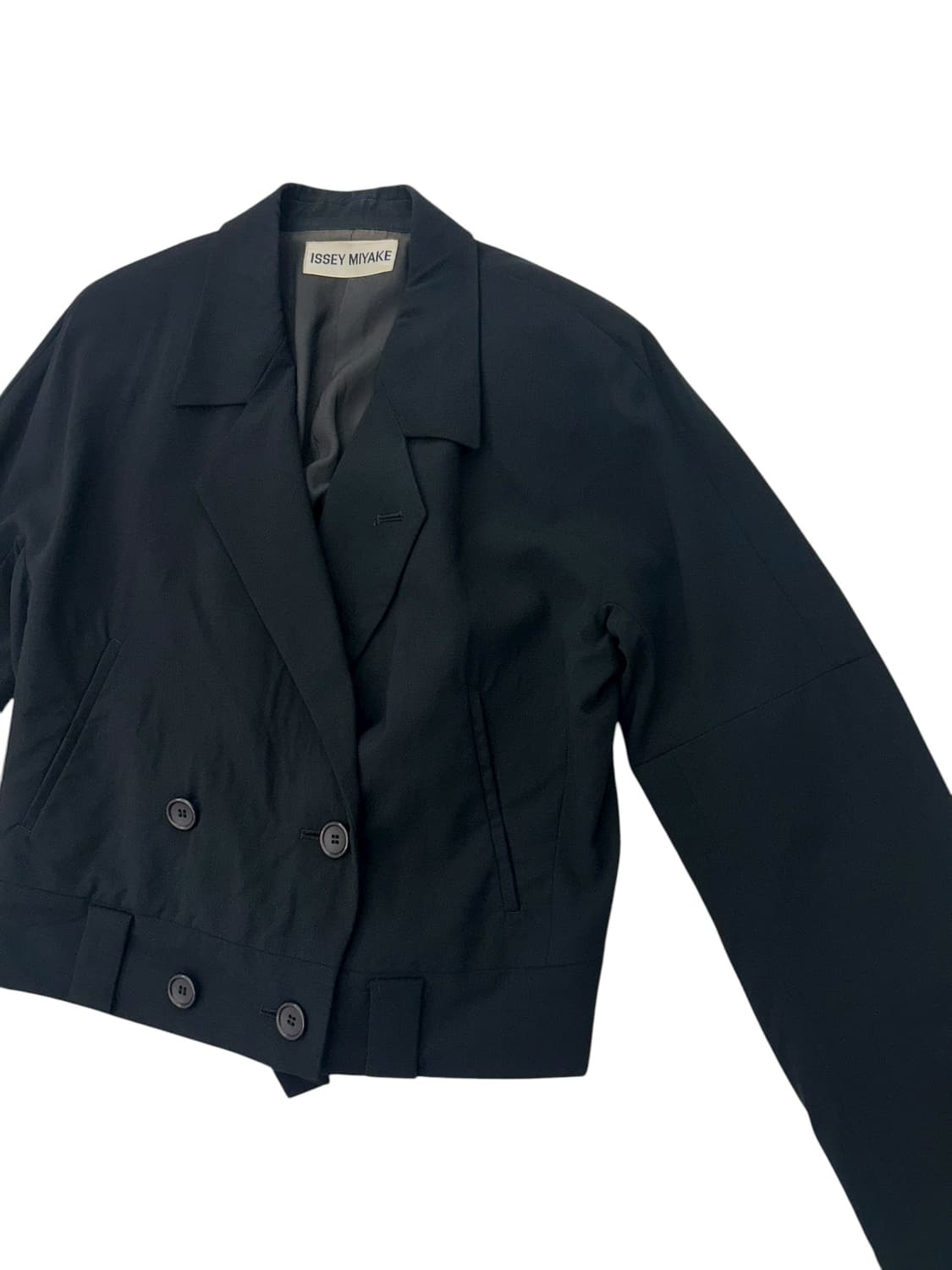 00s 이세이미야케 크롭 더블 자켓 상품이미지2