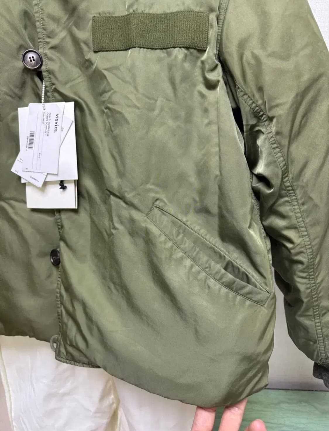 23aw 비즈빔 콥스 그린 2사이즈 상품이미지2