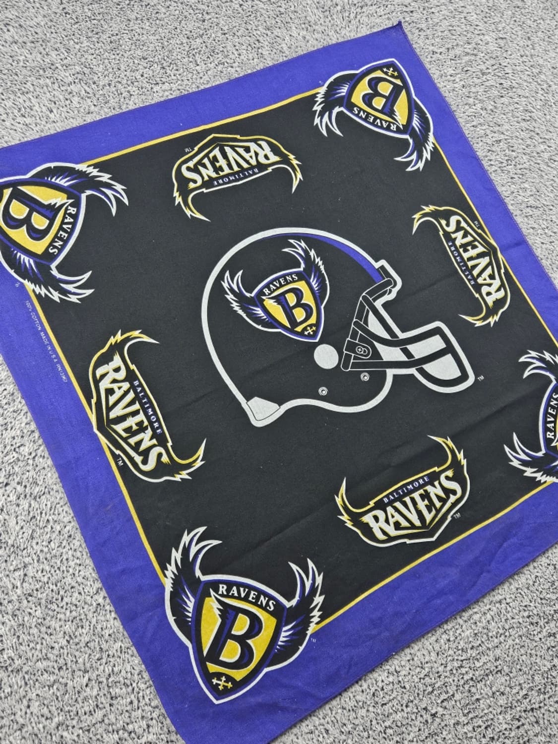 USA 볼티모어 레이븐스 반다나 ( 52X52 ) / 11704 상품이미지2