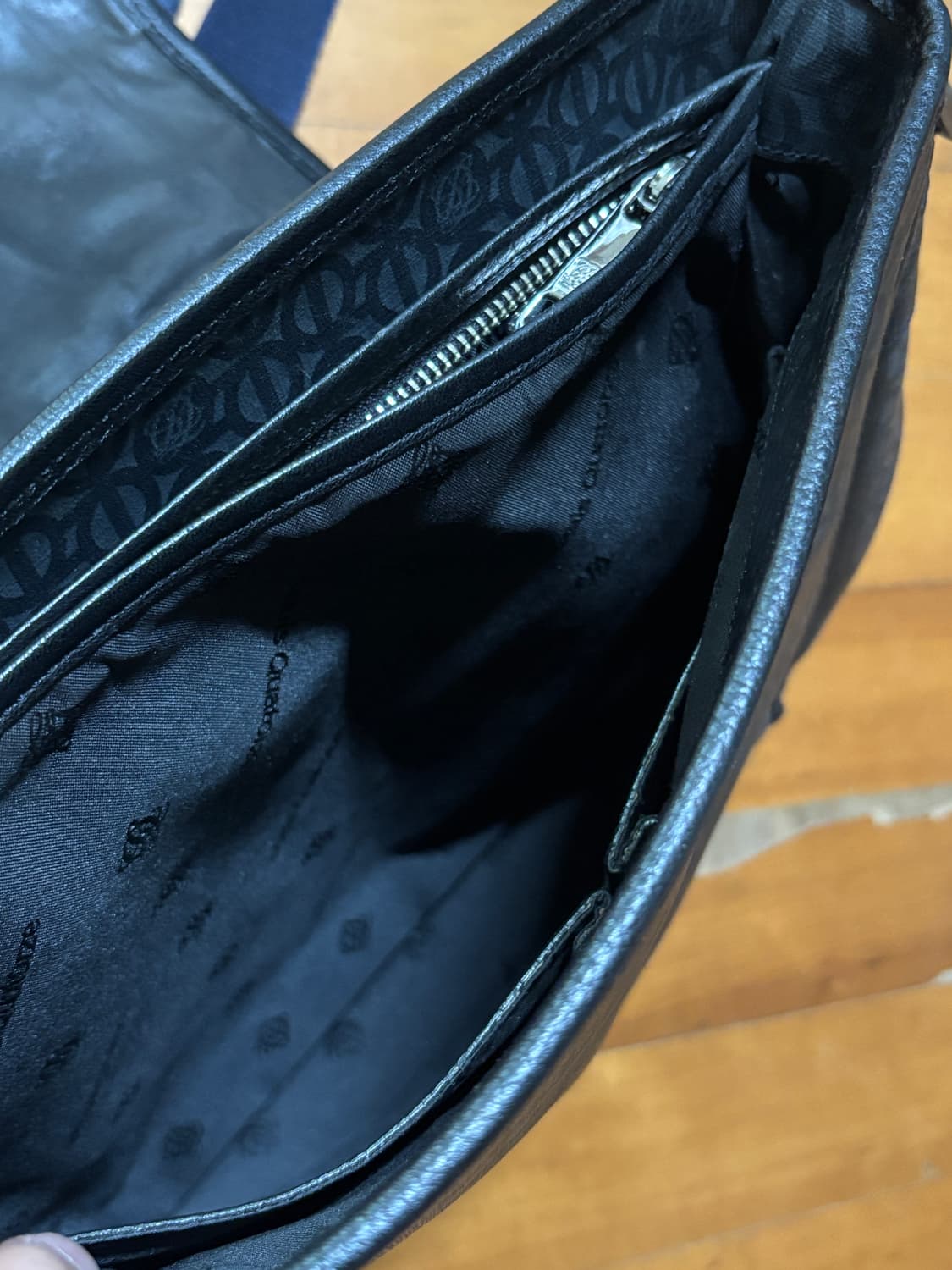 vintage louis quatorez leather mail bag 상품이미지4