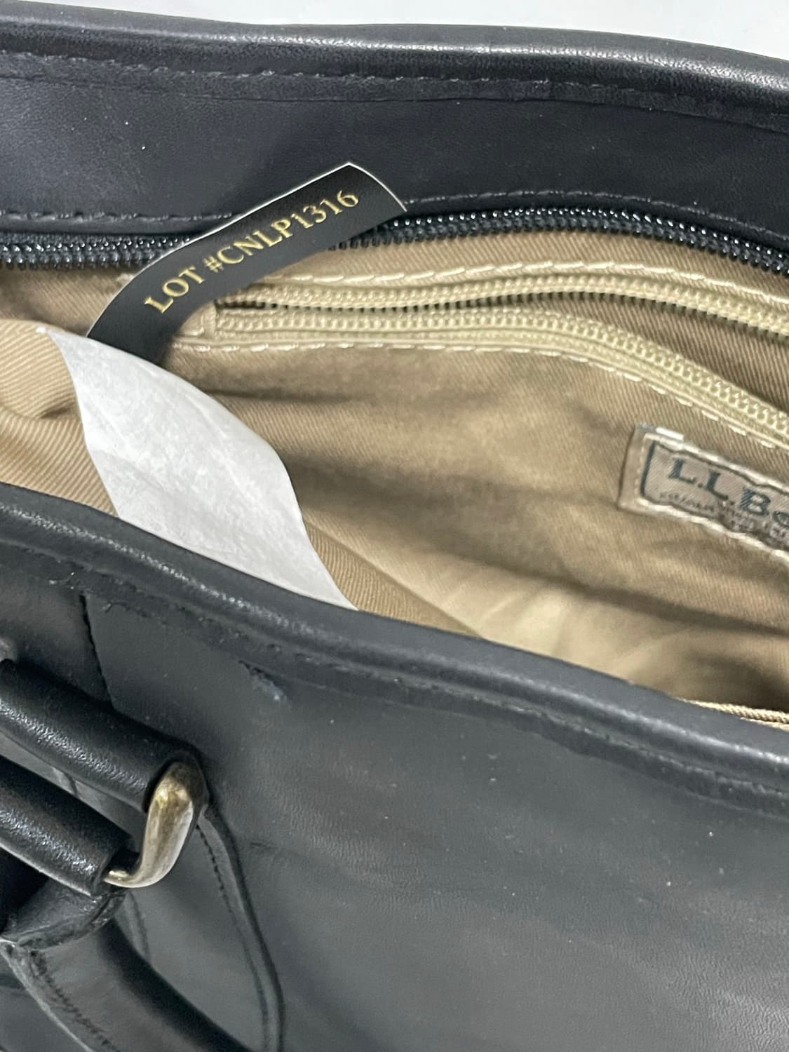 [D.O Archives] 90s 엘엘빈 토트백 미디움 - 블랙 레더 상품이미지5