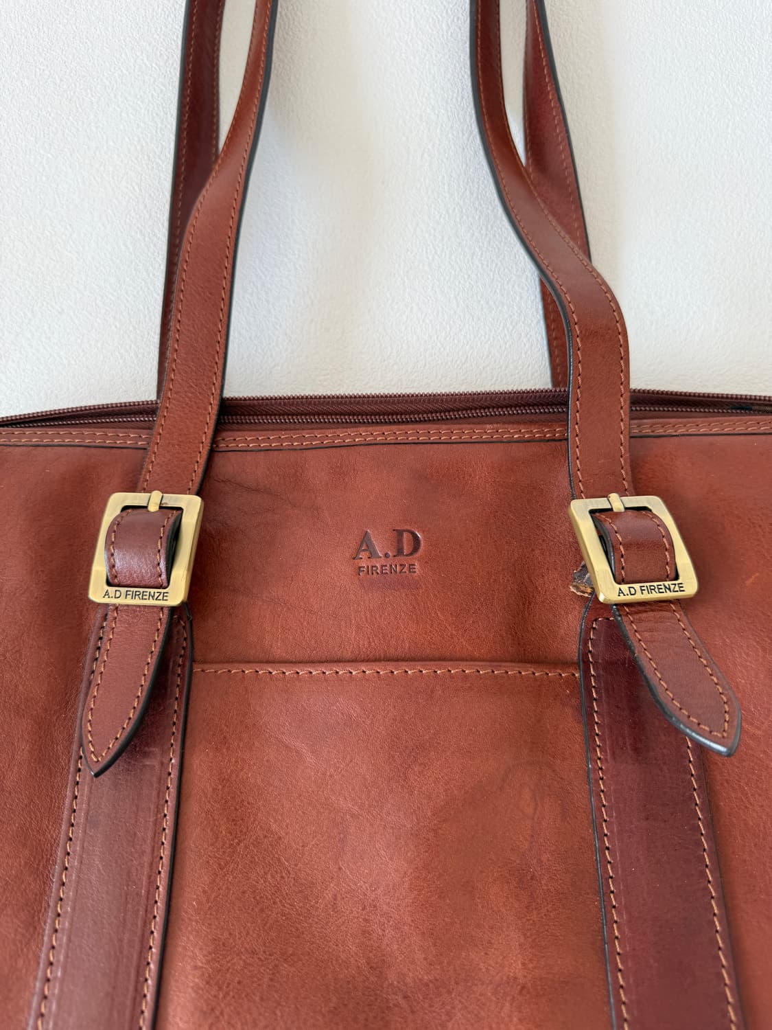 MADE IN ITALY 레더 토트 숄더백 상품이미지3