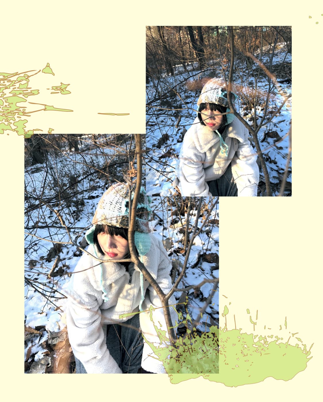 Moss mint earflap 상품이미지3