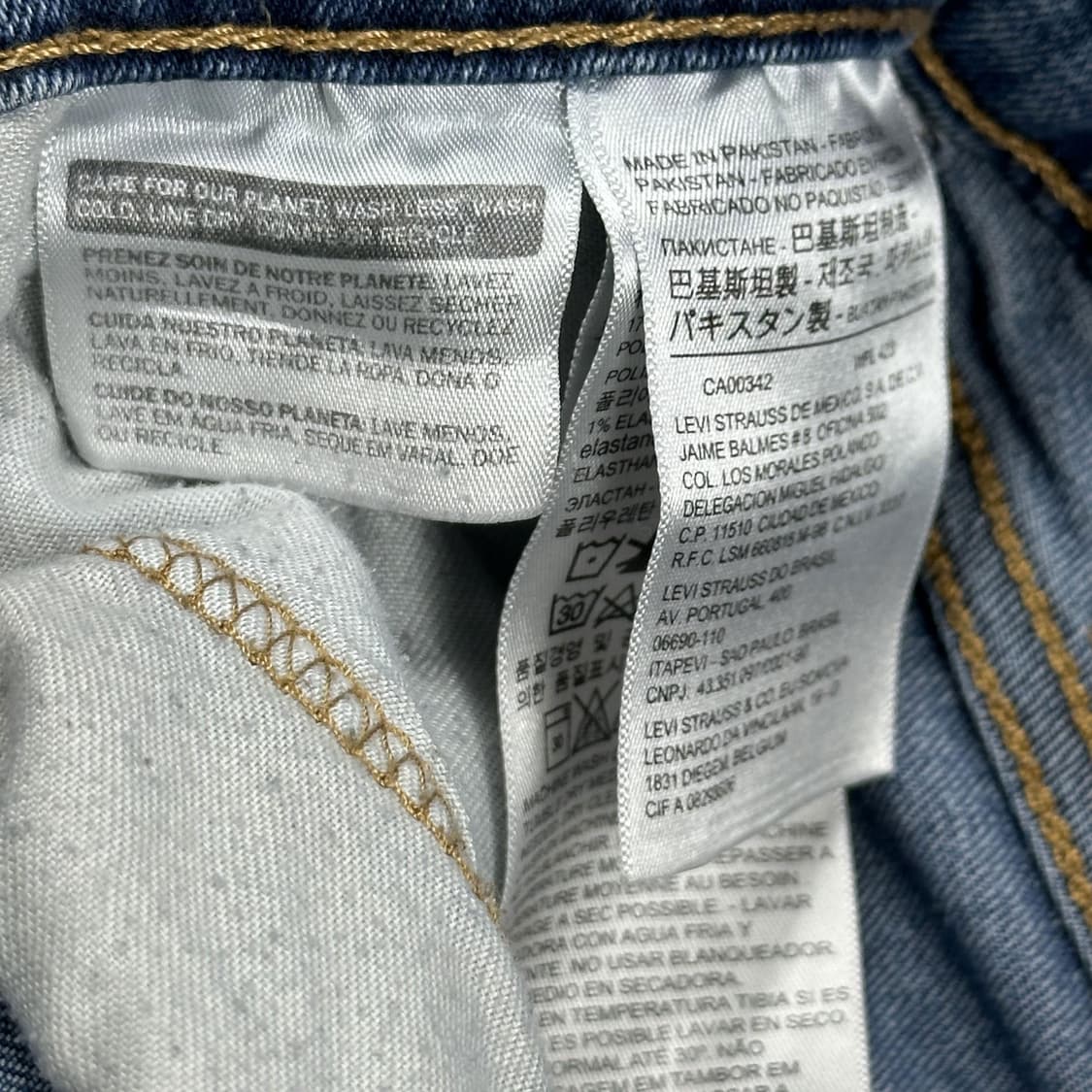 리바이스 511 오리지널 슬림 데님 팬츠 (30인치 여성추천) 상품이미지5