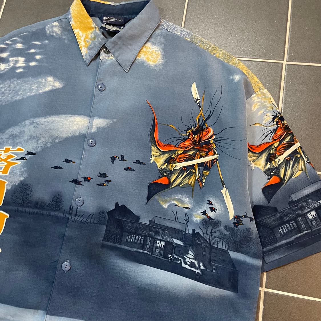 Vintage Samurai Crazy Shirt 상품이미지4