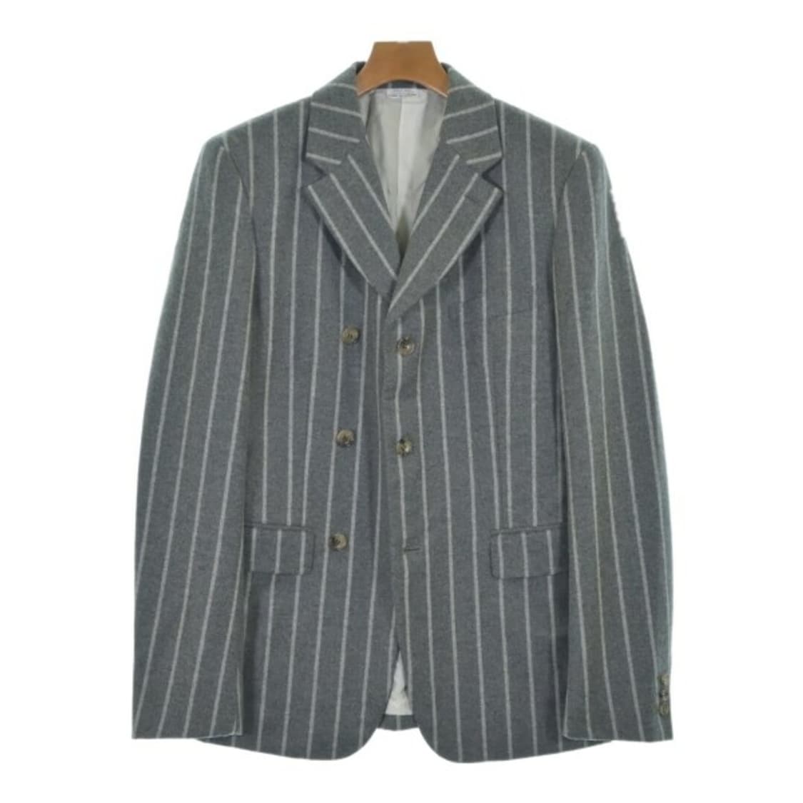 24aw 꼼데가르송 옴므플러스 스트라이프 버튼 자켓 m 상품이미지1