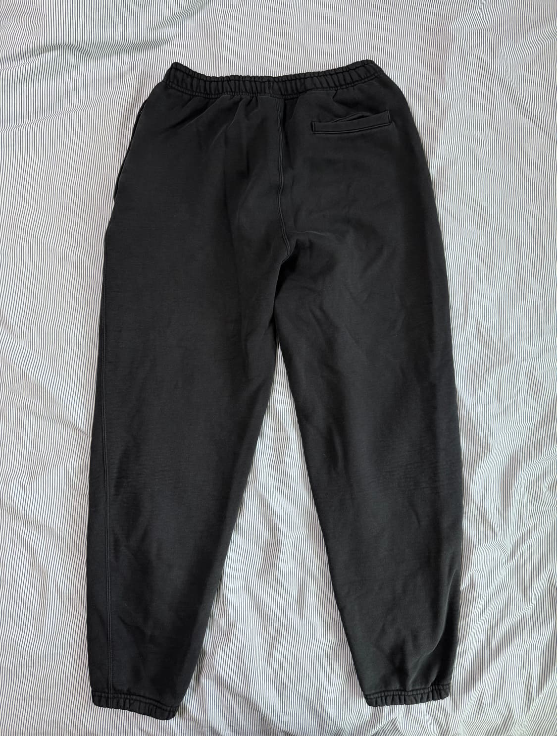 (SS급) 나이키 x 스투시 NRG 워시드 플리스 팬츠 블랙 상품이미지3