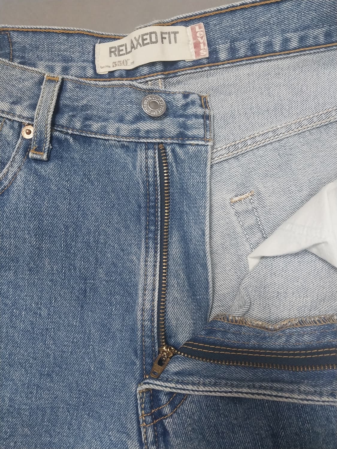 [33] 리바이스 550 R탭 스톤워싱 릴렉스드진 청바지 상품이미지6