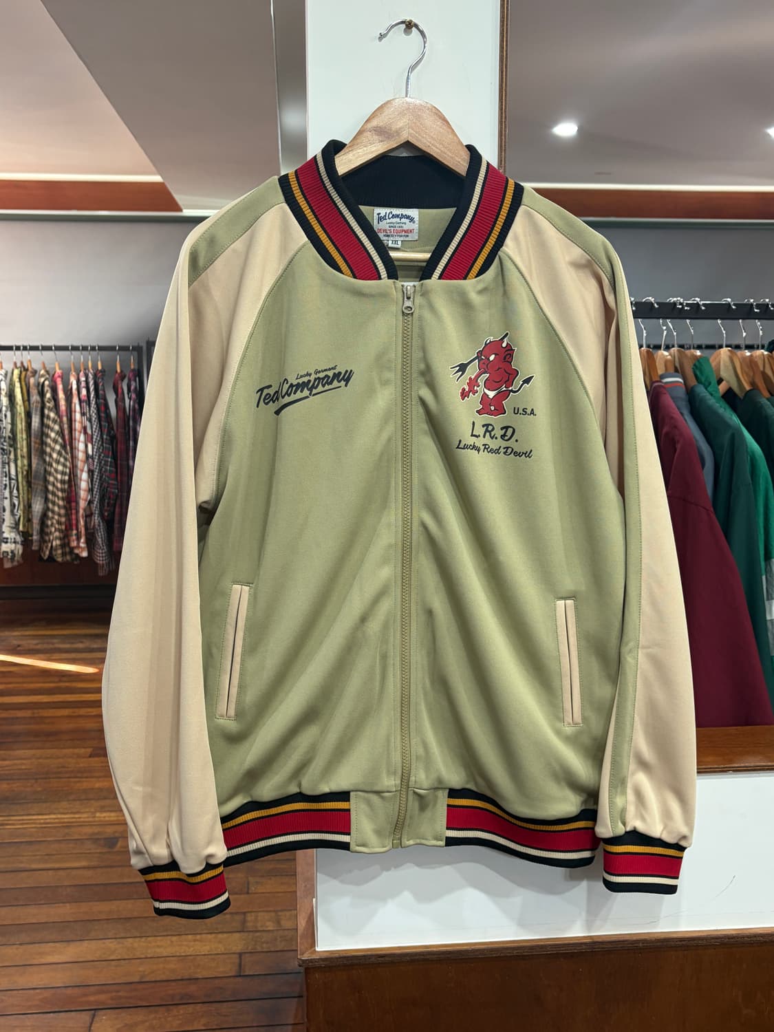 테드 컴퍼니 럭키 데빌 져지 자켓 XXL 상품이미지1
