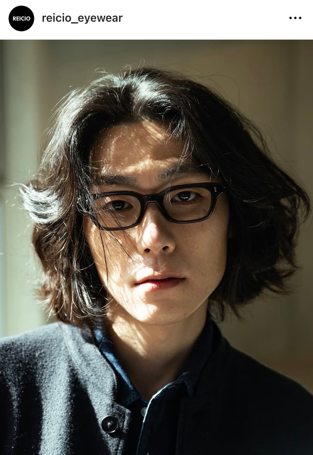 reicio 레이시오 스퀘어 뿔테 안경 상품이미지1