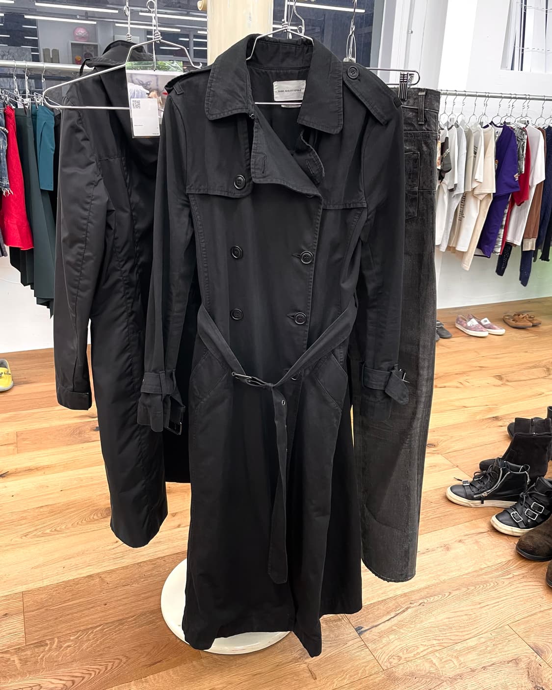 [36] 이자벨마랑 워시드 코튼 트렌치 코트 상품이미지2