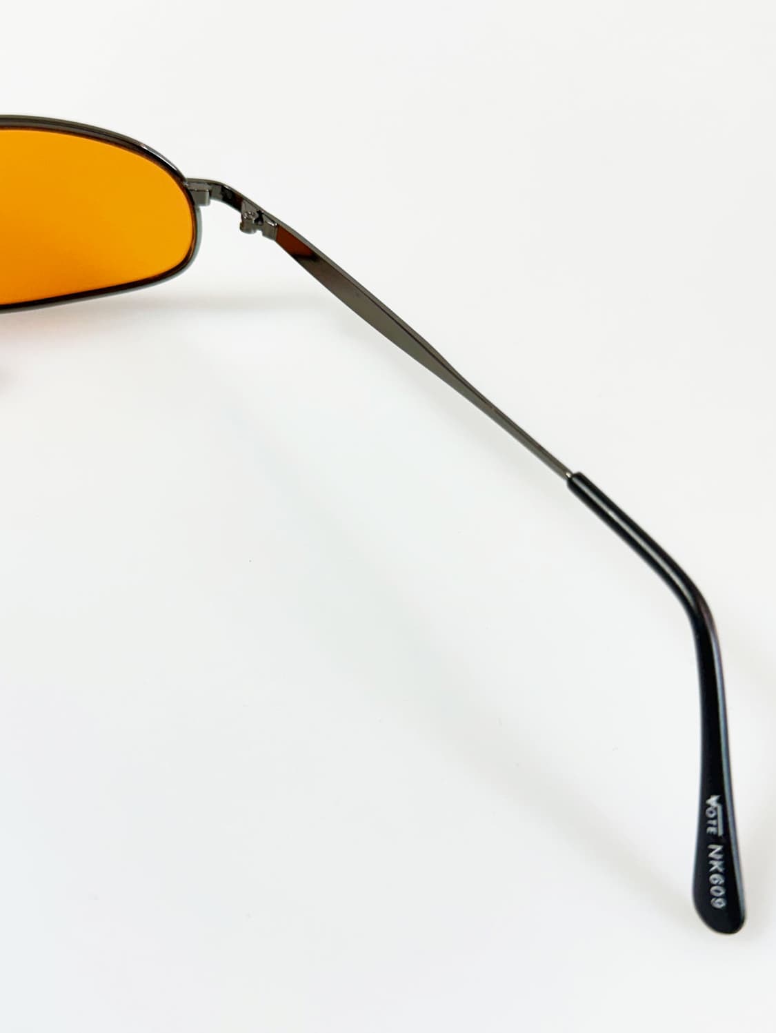 VOTE 슬림 오벌 메탈 프레임 빈티지 틴트 선글라스 상품이미지6