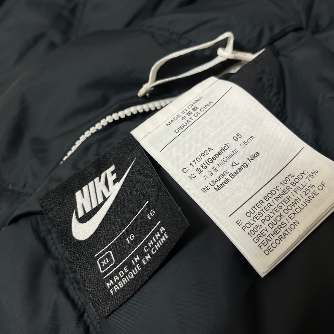 나이키 NIKE 리버시블 덕다운 패딩 조끼 XL/105 상품이미지6