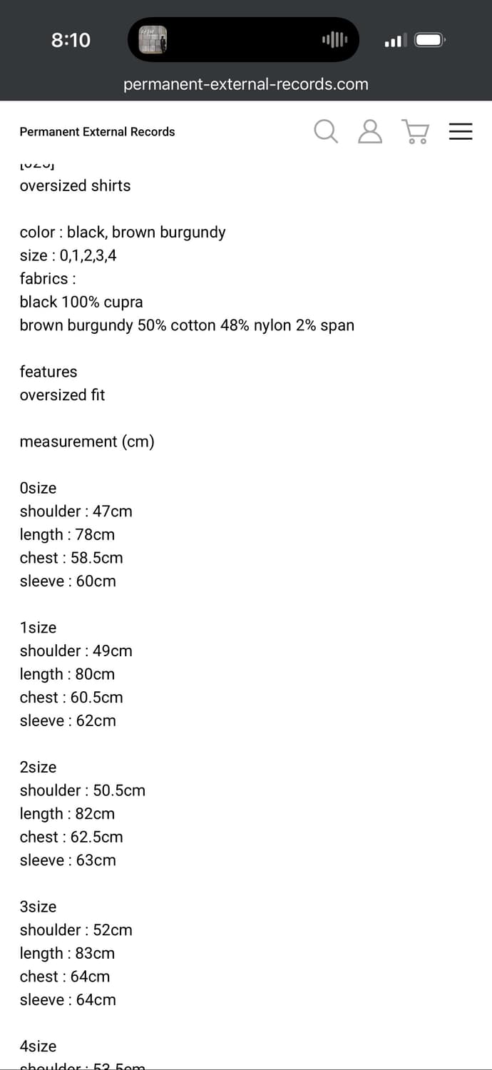 머듈 오버사이즈 셔츠 상품이미지3