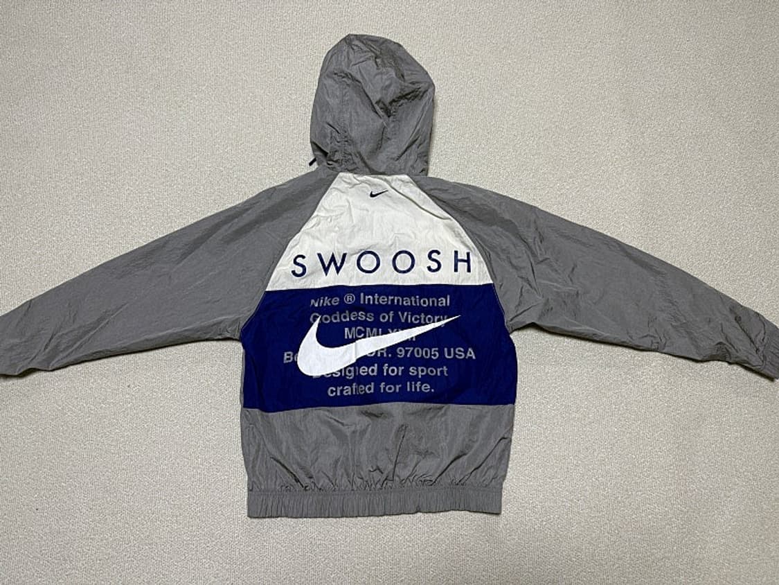 나이키 더블 스우시 윈드러너 우븐 후드 자켓 남성용 95사이즈 상품이미지3