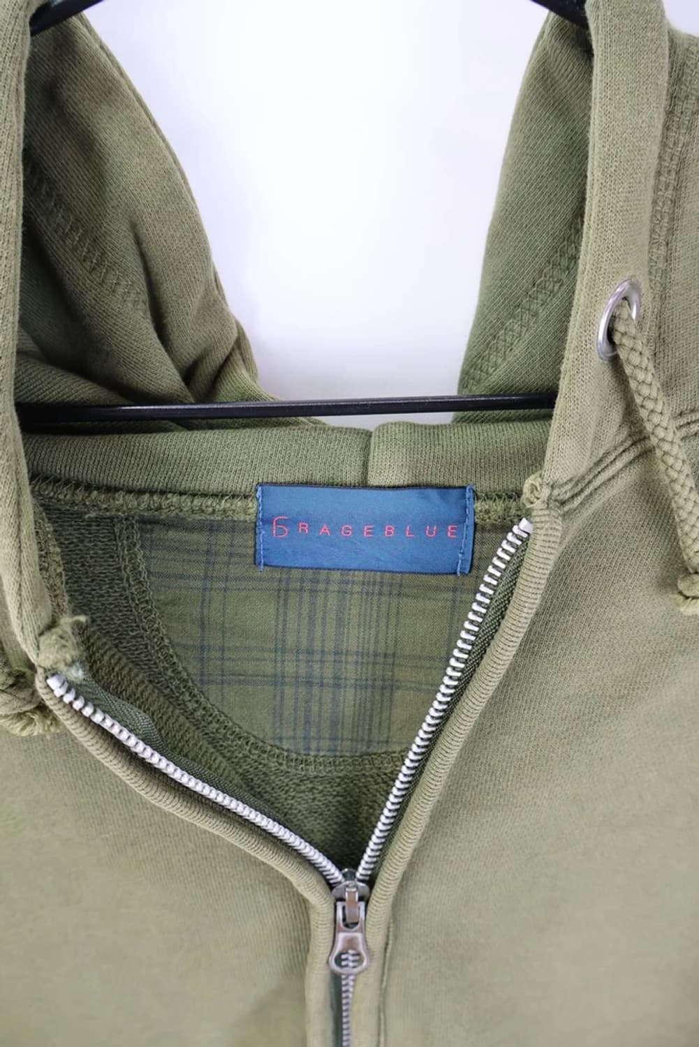 JPN RAGEBLUE 카키 후드집업 상품이미지5