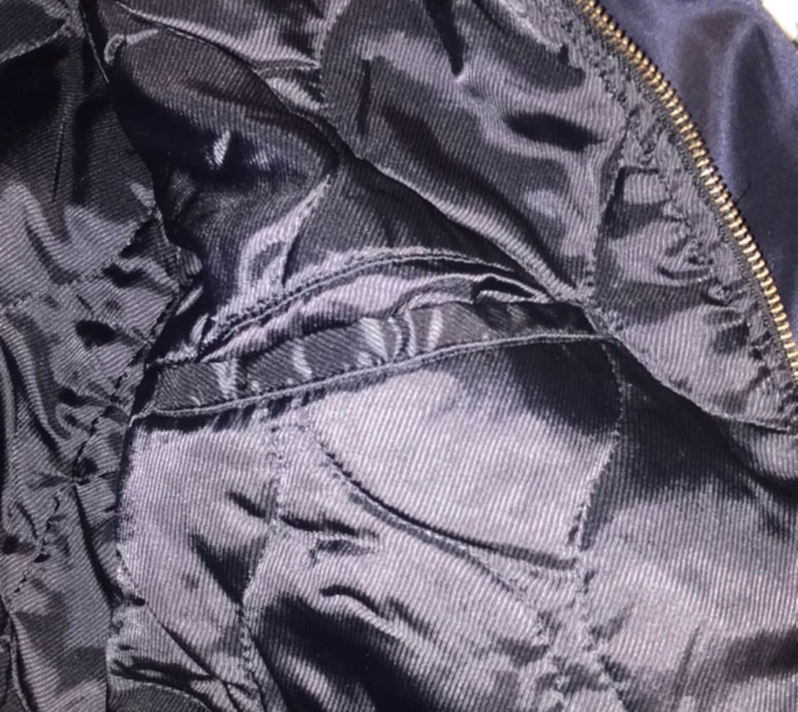 Ships 재팬 복각 블루종 ma-1 탱커 네이비 상품이미지6