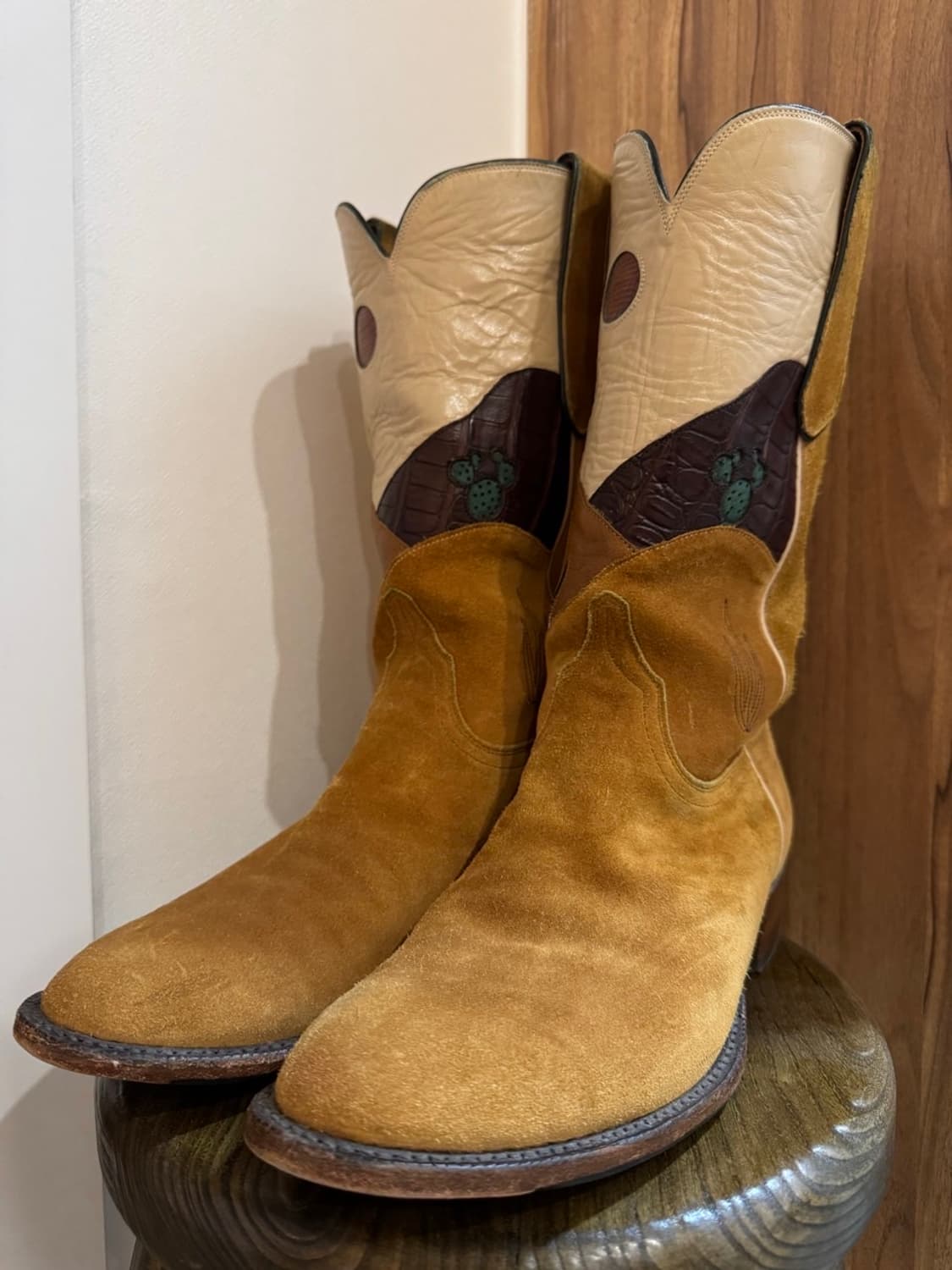 Nick fouquet x Lucchese white sand boots 상품이미지1