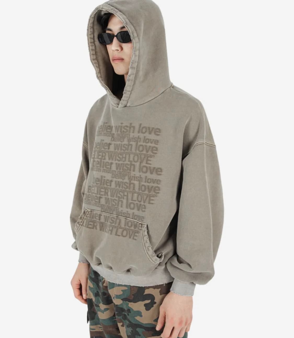 마이딥블루메모리즈(mbdm) belief, wish, love 후드티 상품이미지2