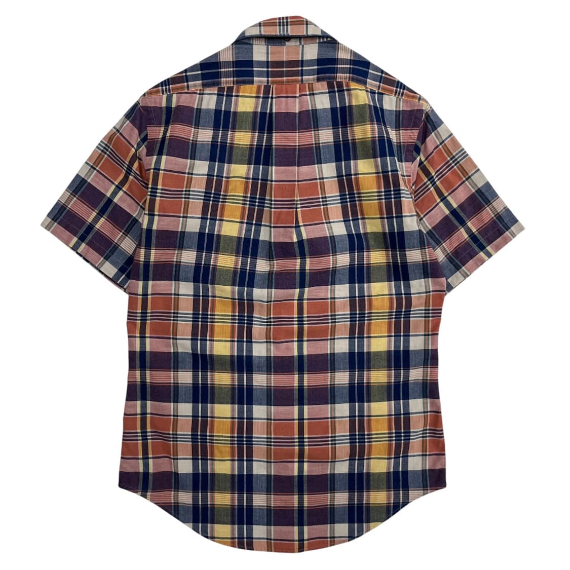 폴로 랄프로렌 네이비포니 파스텔 타탄체크 반팔 셔츠 S 상품이미지3