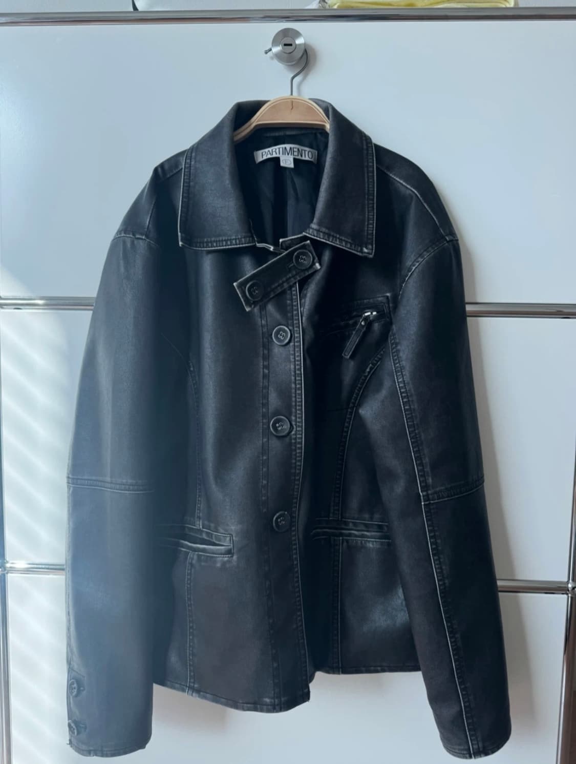 파르티멘토 워시 레더자켓 상품이미지5