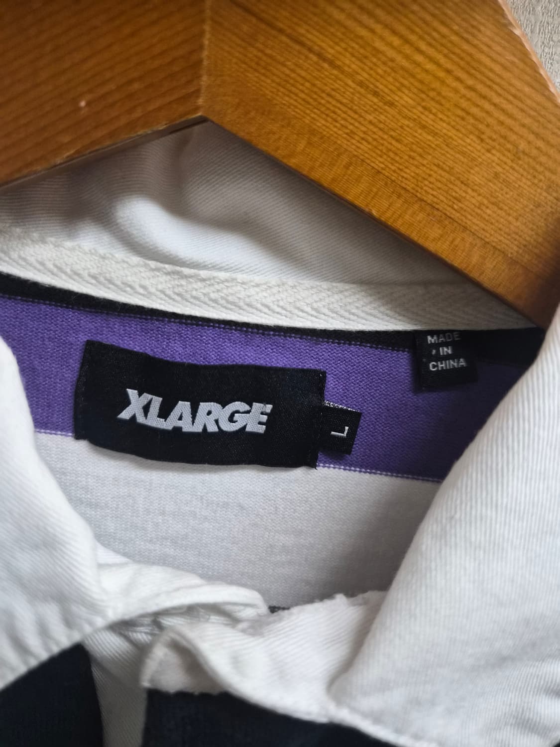 L/105) XLARGE 엑스라지 JPN 스트라이프 럭비 긴팔티 팝니다 상품이미지4