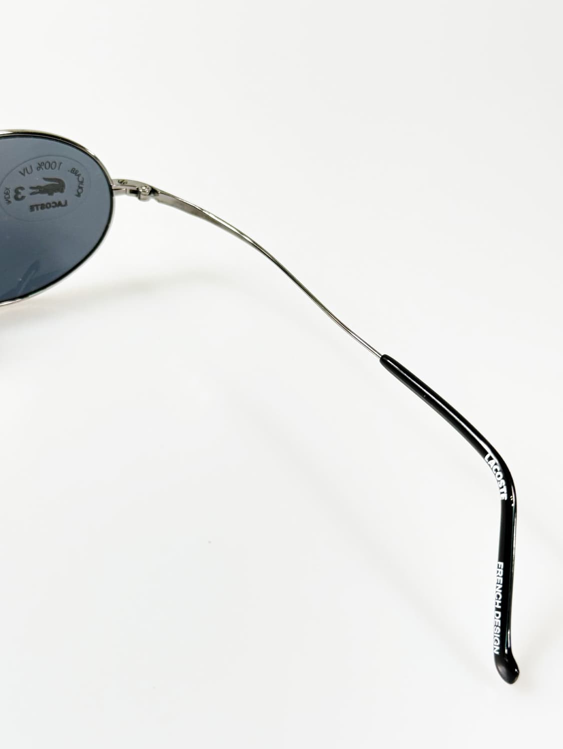 90s LACOSTE 슬림 오벌 메탈 프레임 빈티지 선글라스 상품이미지6