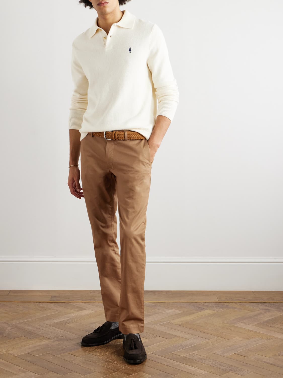 폴로/24fw 울 캐시미어 칼라 스웨터/XL 상품이미지3