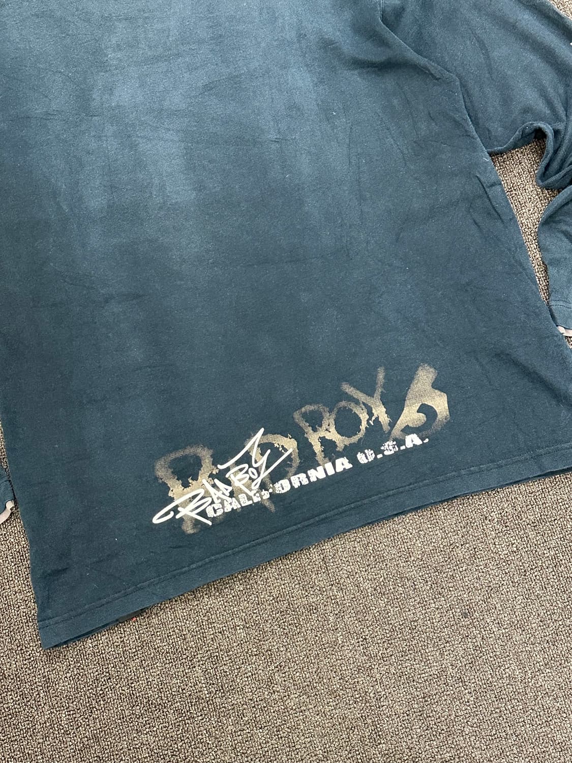 2XL)BAD BOY vintage 그래픽 자수 레이어드 롱슬리브 상품이미지9