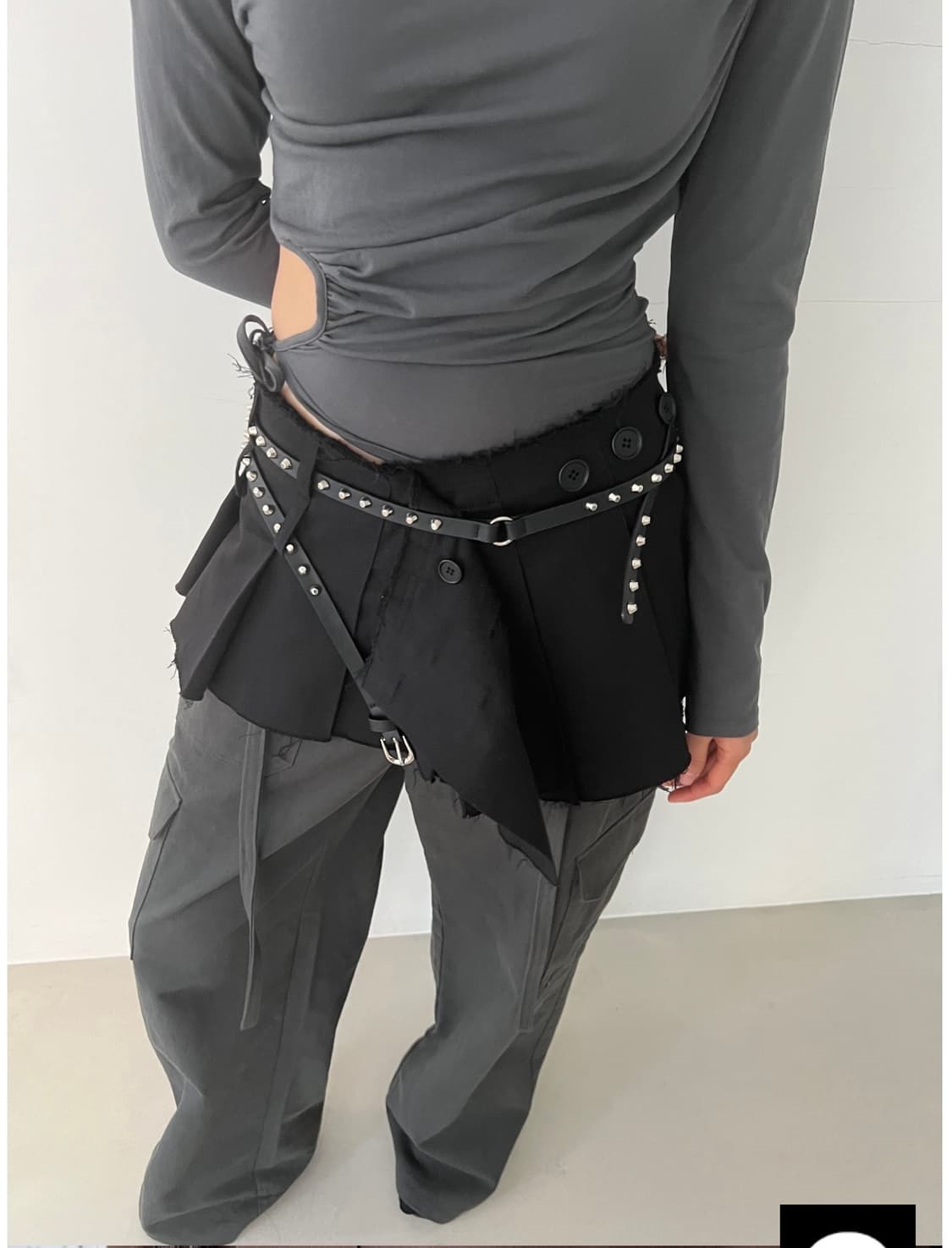 택포)새상품)peyote 미니 랩 스커트 상품이미지4