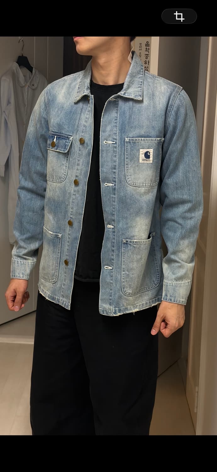 칼하트 WIP 초어 데님 자켓 95-100 정품 상품이미지5