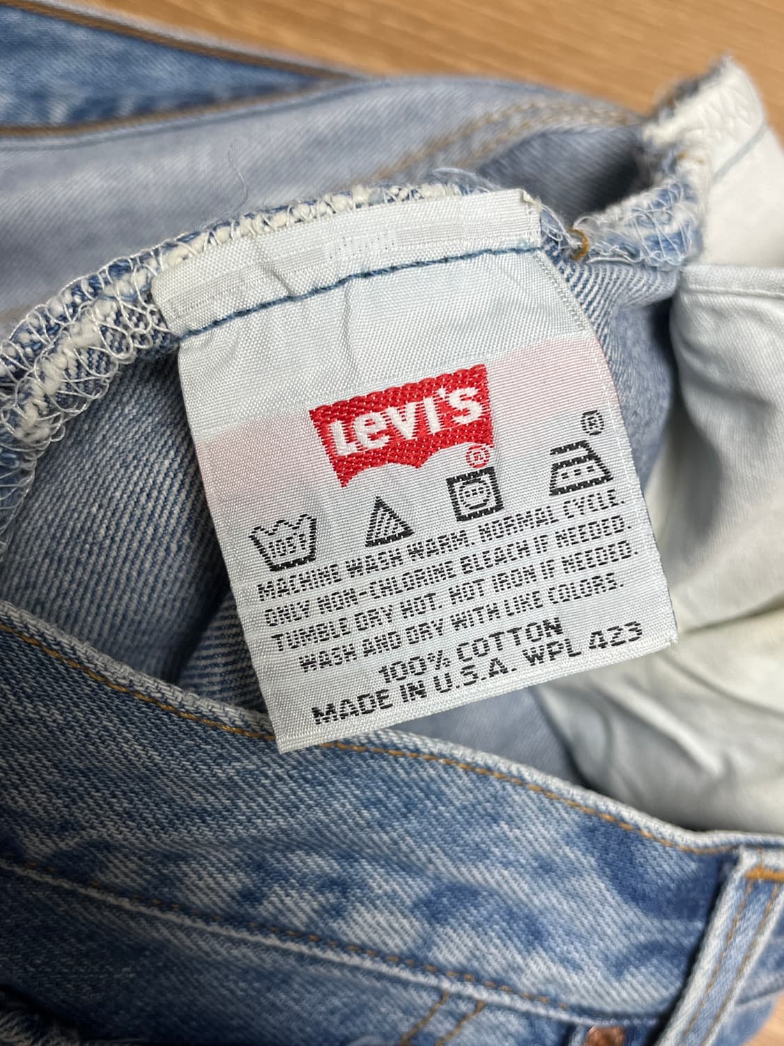 90s 리바이스 501 USA 미제 중청 31-30 상품이미지5