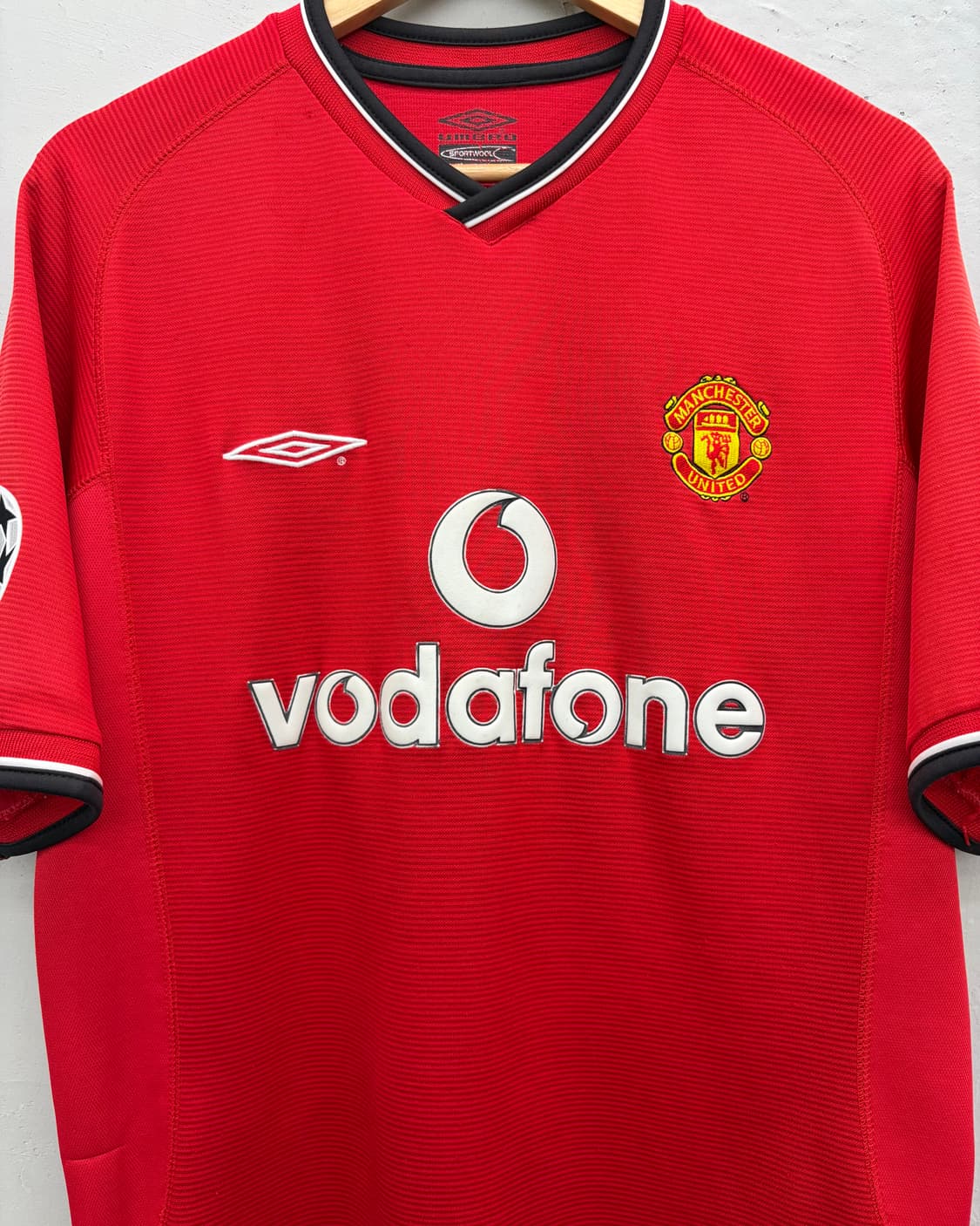 엄브로 00-02 맨체스터 유나이티드 홈 챔스킷 데이비드 베컴 상품이미지5