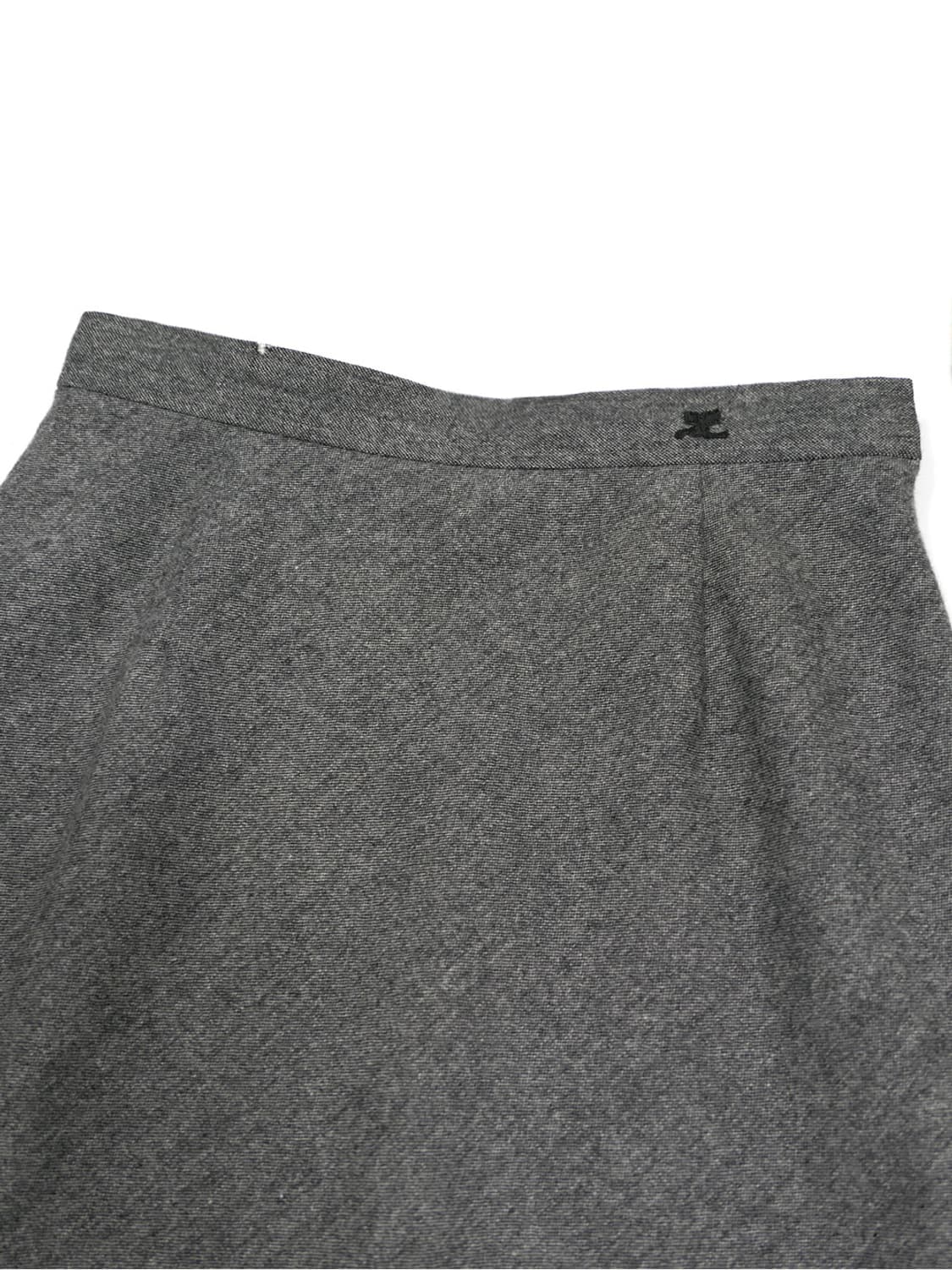 Courreges angora skirt 상품이미지5